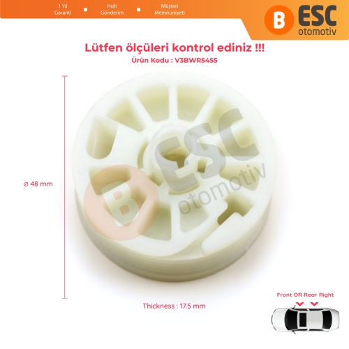 Hyundai Elantra MD Sonata YF 2010-2016 82481-3Q000 için Sağ Cam Kriko Gergi Makarası