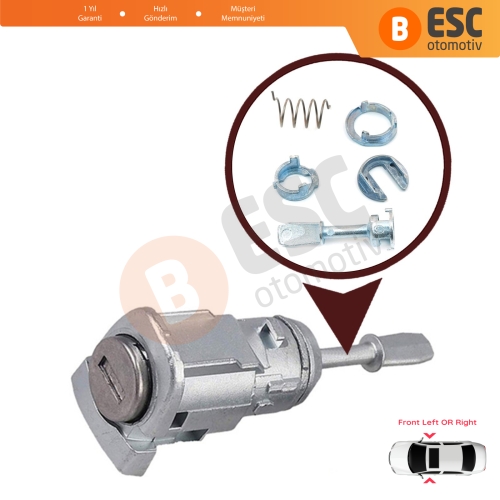 Skoda Fabia MK1 6Y Octavia MK1 1U 1U0837167 İçin Ön Kapı Kilidi Tamir Seti 45 mm