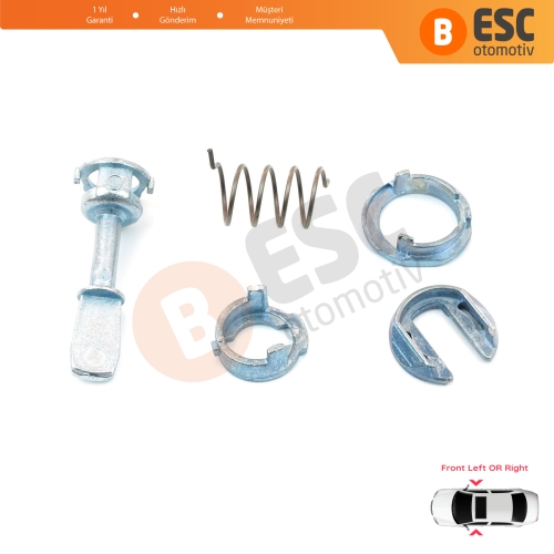 Skoda Fabia MK1 6Y Octavia MK1 1U 1U0837167 İçin Ön Kapı Kilidi Tamir Seti 45 mm