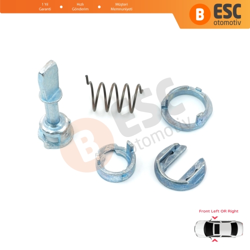 Skoda Fabia MK1 6Y Octavia MK1 1U 1U0837167 İçin Ön Kapı Kilidi Tamir Seti 45 mm
