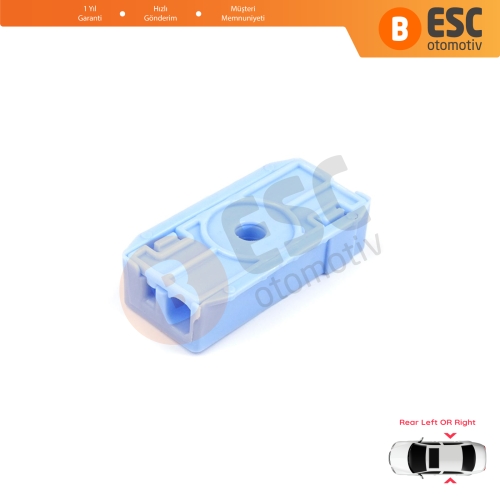 Porsche Carrera 911 996 997 1997-2013 2-Kapı Coupe Convertible İçin Elektrikli Arka Cam Kriko Tamir Klipsi
