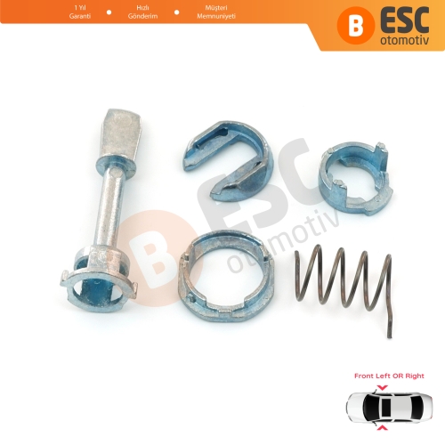 VW Passat B5 GP 3BG 3B3 3B6 2000-2005 3B0837167 İçin Ön Kapı Kilidi Tamir Takımı 51.5 mm