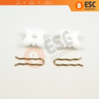 VW Passat B3 B4 3A2 3A5 35i 1988-1997 4/5 Kapı 3A0837461 3A0837462 İçin Cam Kriko Kılavuz Kızak Klipsi